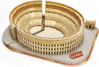 3D Puzzle - Puzzles for Kids Ages 8-10 - National Geographic Italy Rome Colosseum Birthday Toys for Girls & Boys - Art STEM Projects for Kids Ages 8-12 - Classroom Decorations, 131 Pieces