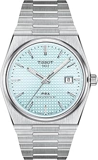 Tissot T1374071135100 Men's Powermatic 80 Bracelet, Ice Blue Dial