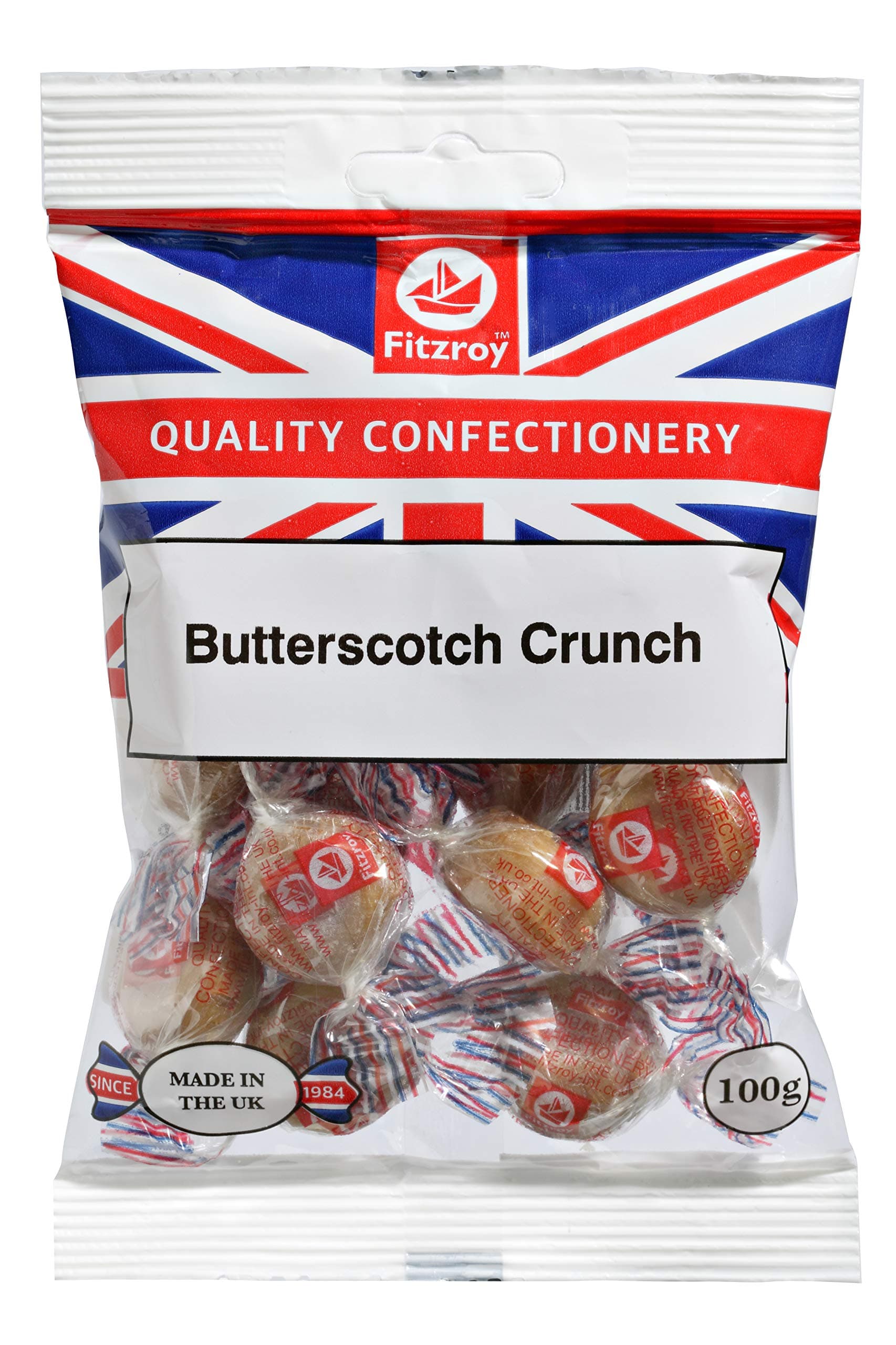 Fitzroy Butterscotch Crunch Sweets 100g