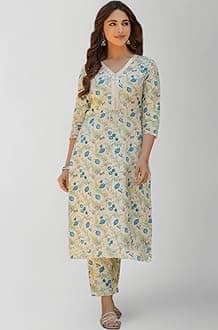 FABNEX kurta set for women | Women Kurti Pant Set (K-Set-1)