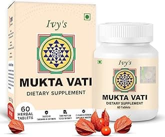 Ivy's MuktavatiNatural Heart Care Supplement - For Blood Pressure, Good For Men And Women Healthy Heart And Blood Circulation, Natural 60 Pills By Nirogam