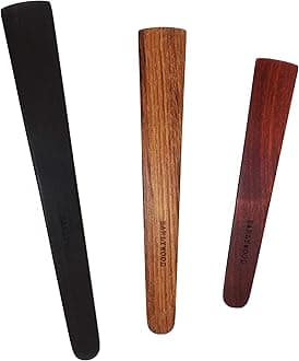 Earlywood Saute Set, Handmade Hardwood 3-Piece Cooking Tool Combo - Mexican Ebony, Jatoba, Bloodwood