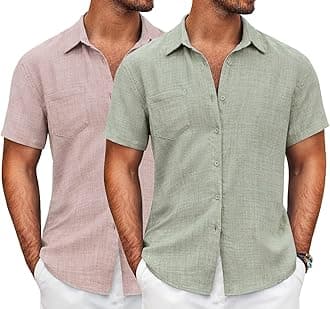 Lymio Men Cotton Regular Fit Shirt || Stylish (Resort-Slub)