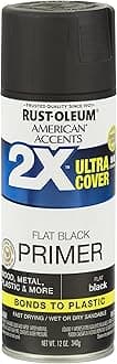 Rust-Oleum 327911 American Accents Ultra Cover 2X Primer, Each, Black