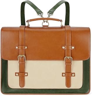 Laptop Bag for Women Vegan Leather Messenger Bag Fashion Briefcase Computer Satchel Bag