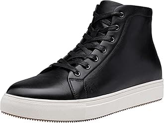 Men's Casual Shoes High Top Premium Leather Fashion Sneakers Dress Boots for Men