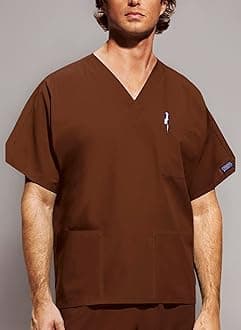 Cherokee Men & Women Scrubs Top Workwear Originals V-Neck 4876