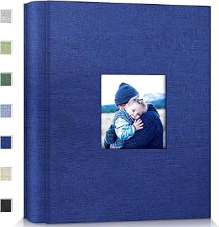 popotop Photo Album 4x6-600 Photos Photo Books with 600 Horizontal and Vertical Pockets,Linen Cover Albums for Family Wedding Anniversary Baby Vacation Pictures