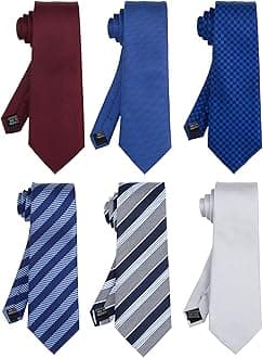 Men's Tie Silk Necktie Woven JACQUARD Classic Neck Ties