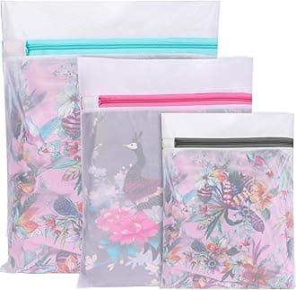 BAGAILBAGAIL Laundry Bag Mesh Wash Bag for Intimates Lingerie and Delicates, 3Pcs(1S,1M,1L)