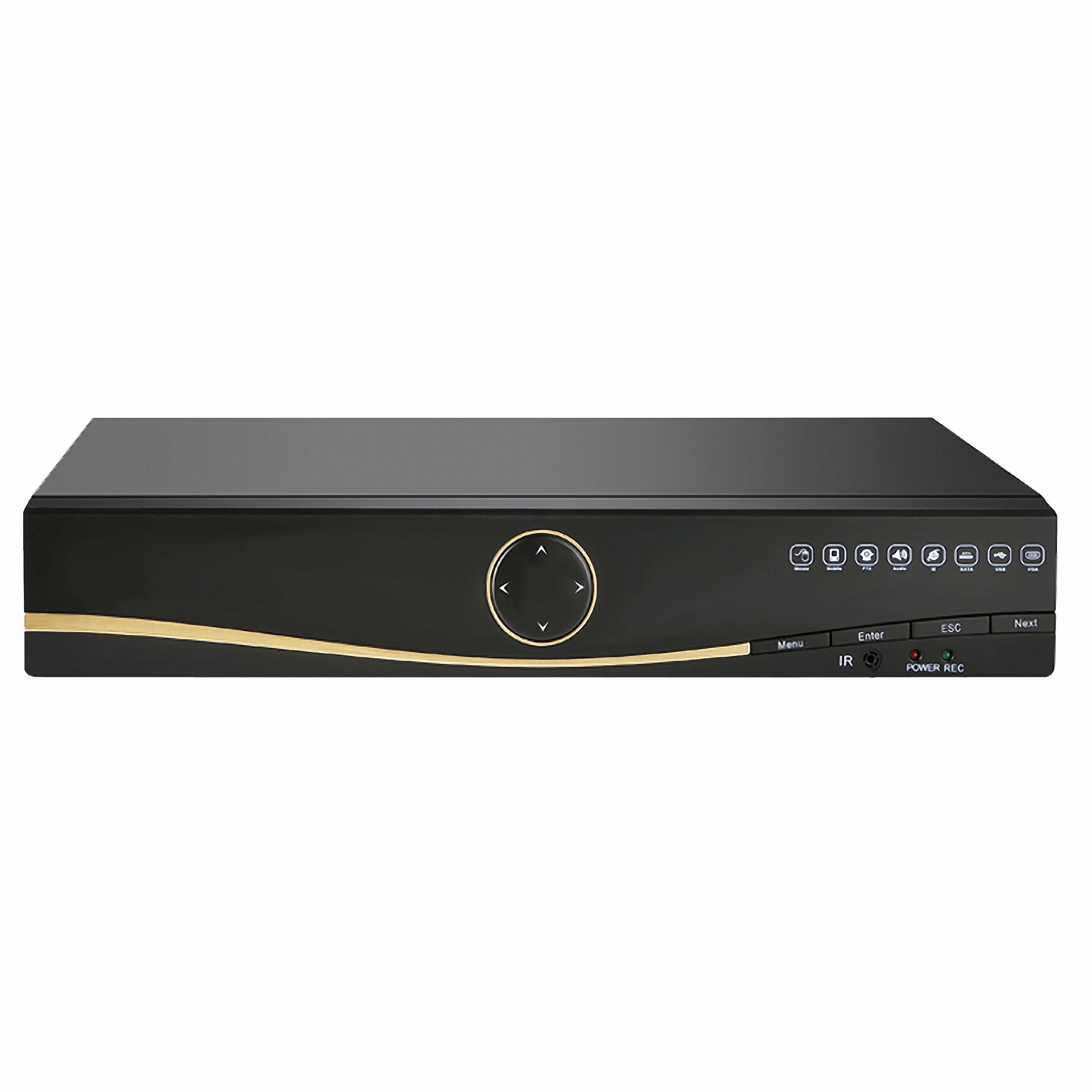 Barlus32CH/1080P,25CH/5MP,8CH/4K Support Audio Input/Output NVR Network Video Recorder Supports up to 2/8TB HDD (Not Included) (No Built-In WiFi)