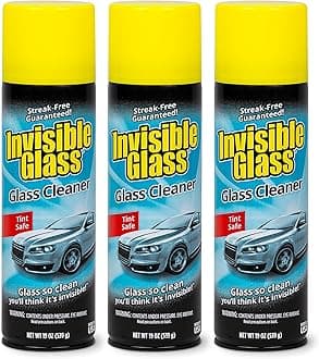 91164-3PK Premium Aerosol Glass and Window Cleaner for Auto and Home Cleans Glass, Windows, Windshields, and More, Streak-Free, Ammonia-Free, Tint-Safe, 19 oz (Pack of 3)