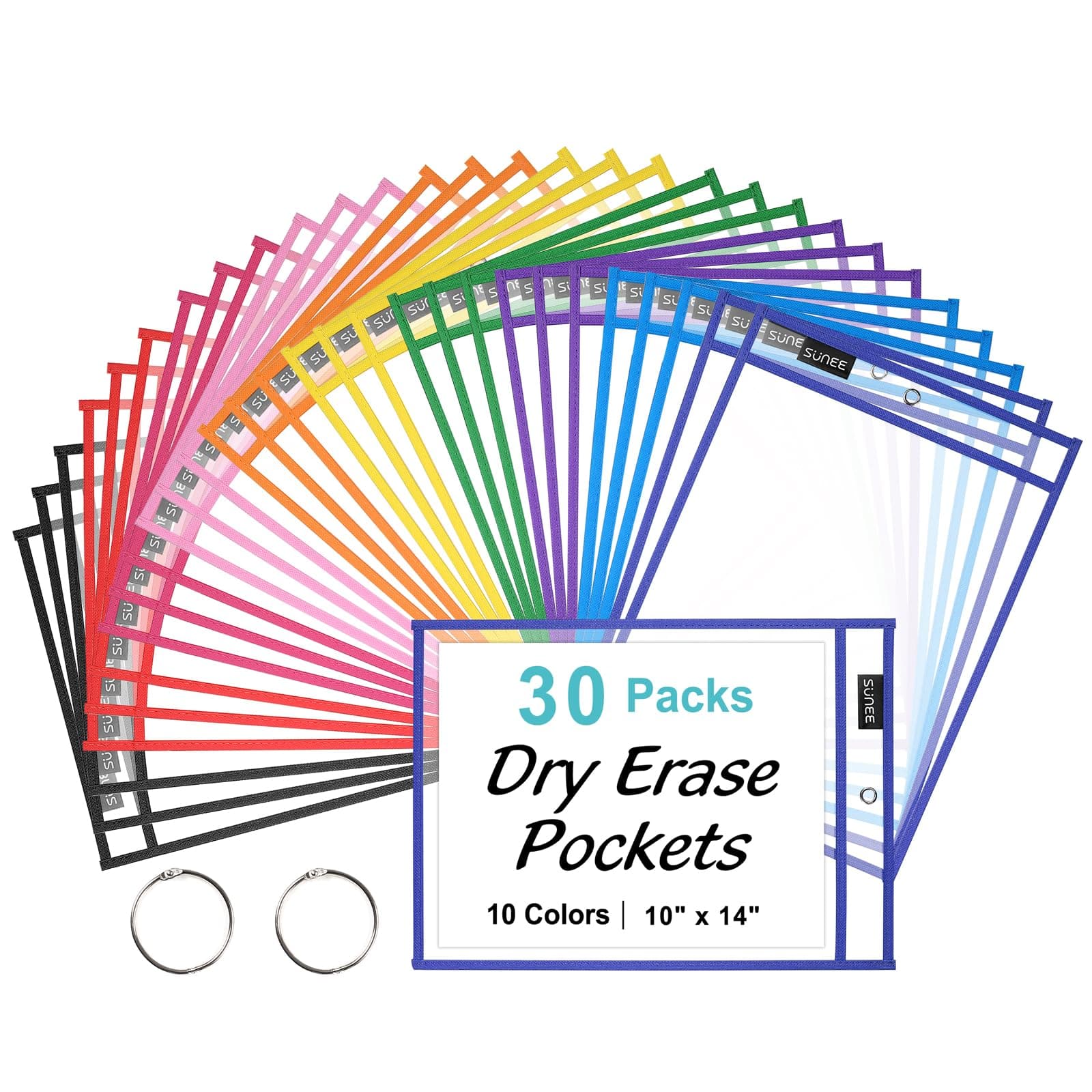 Colorful Dry Erase Pockets