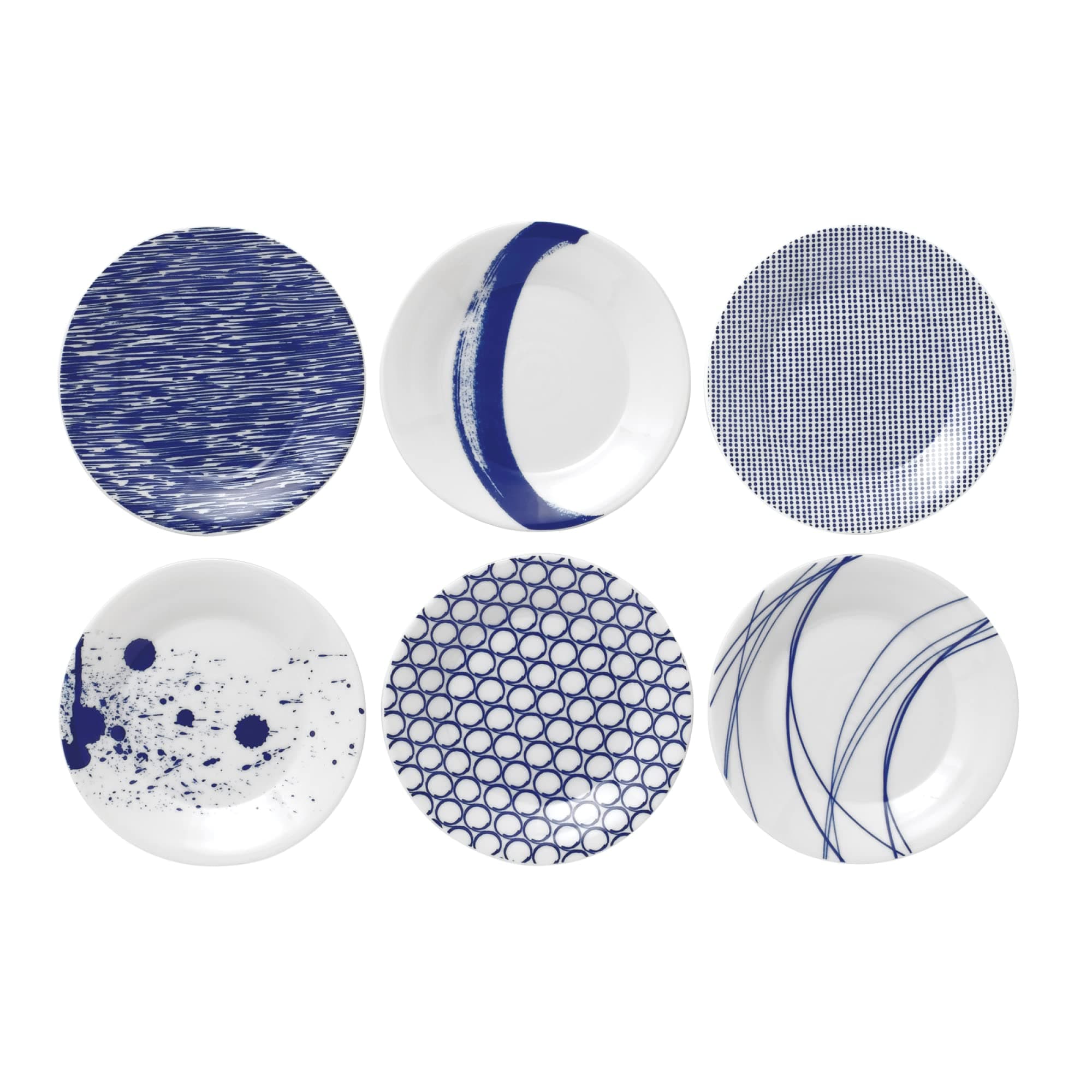 Pacific Blue Collection Tapas Plate Set
