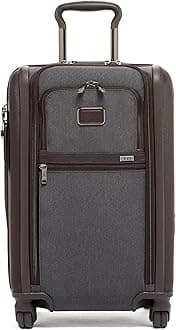 TUMI - Alpha 2 International Front Lid 4 Wheeled Carry-On Luggage - 22 Inch Rolling Suitcase for Men and Women