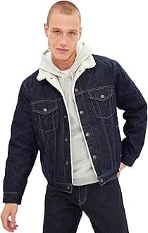 GAP Men's Icon Sherpa Denim Jacket