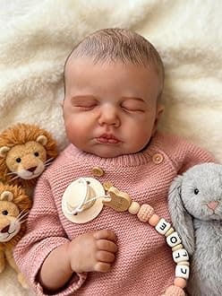 Zero pam Reborn Baby Dolls Girls 50 CM Realistic Silicone Dolls Full Body Lifelike Sleeping Newborn Baby Dolls Anatomically Correct For Girls Toys