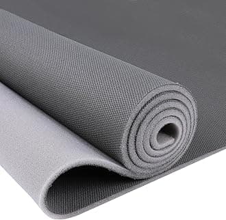 - Headliner Fabric Mesh Type 60" W×120" L with Foam Backing Headliner Material Car Roof Upholstery Fabric for Automotive Truck RV Boat Home Replacement DIY, Dark Gray