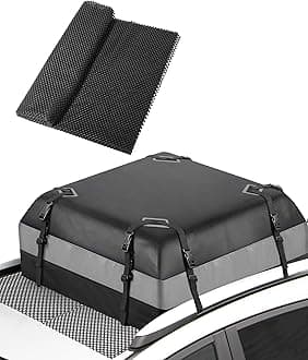 Roof Rack Pads,Rooftop Cargo Bag Mat,Car Accessories Roof Cargo Bag Protective Mat,Roof Mat Car Skid Proof Mat,Universal Roof Rack Pad for Protection from Car Roof Racks,Fits Most Vehicles