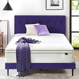 Zinus12 Inch Foam and Spring Mattress, Twin, CertiPUR-US Certified Foams, Mattress in A Box, White