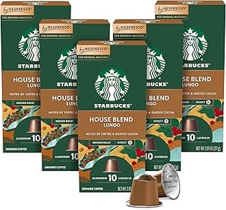 by Nespresso Original Line, House Blend, Medium Roast Coffee, 50-count Espresso Pods
