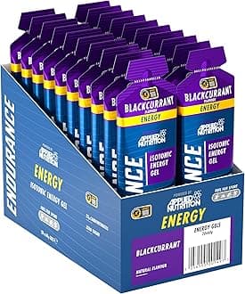 Applied Nutrition Endurance Isotonic Gel Pre Workout Food Supplement, Black Currant, 1 Piece (Pack of 20 x 60g) (Blackcurrant)
