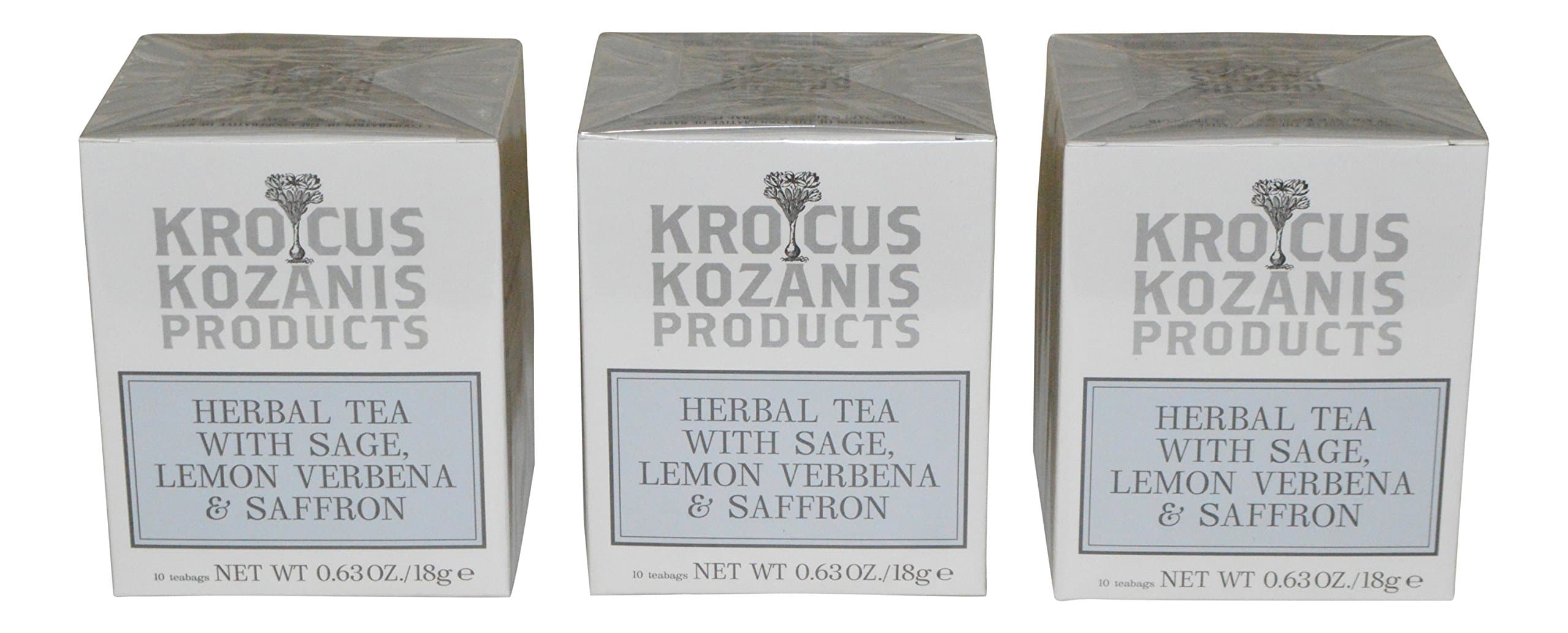 Krocus Kozanis Saffron Teas (Herbal Tea with Sage)