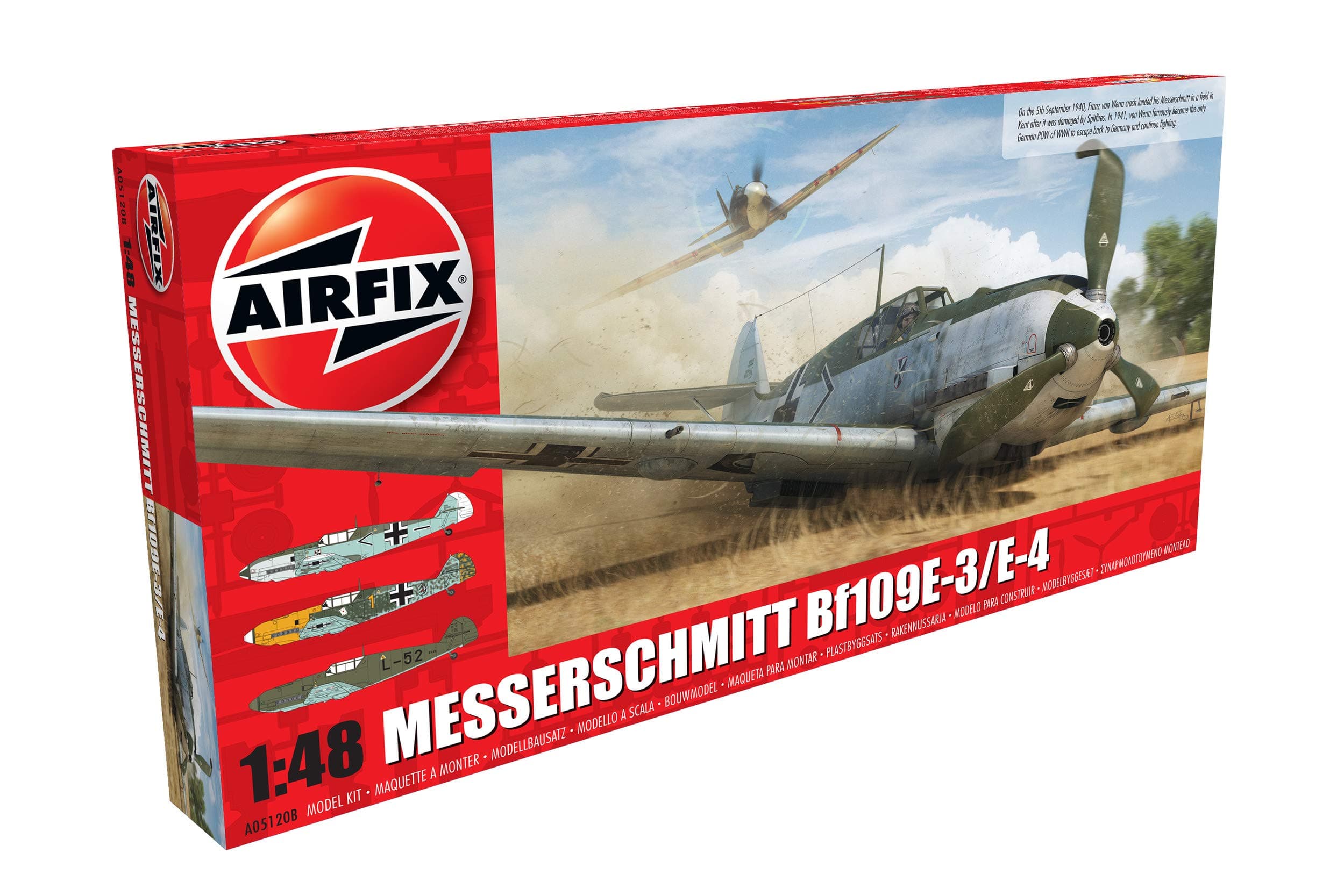 A05120B Messerschmitt Me109E-4/E-1 Classic Kit