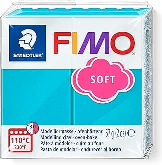 STAEDTLER8020-39 - Fimo Soft Normalblock, Modelliermasse, 57 g, pfefferminz