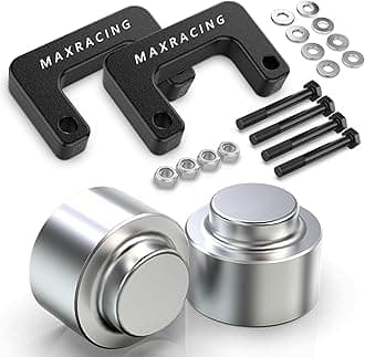 Maxracing 2" Front Leveling Kit + 2" Rear Coil Spring Lift Spacers Compatible with 2007-2020 Chevy Tahoe | 2007-2020 Chevy Suburban 1500 | 2007-2013 Chevy Avalanche 1500 | 4WD/2WD