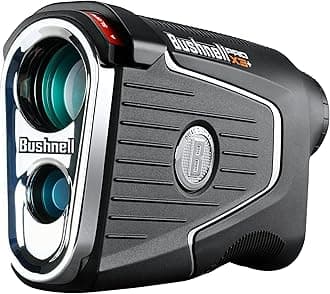 Bushnell Golf Pro X3+ Link Laser Rangefinder with Wind Speed, Slope & Elements Compensation | 1300-Yard Range, 7X Magnification, Dual Display, Visual JOLT & Magnetic Cart Mount