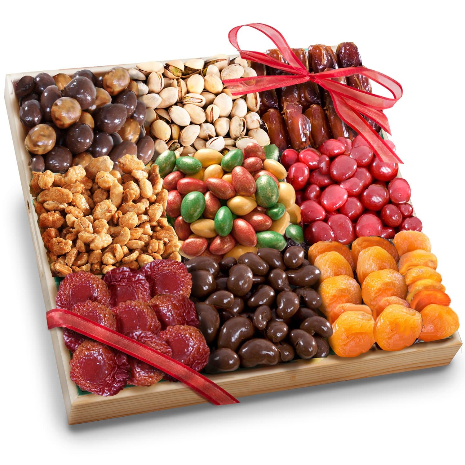 Golden State Fruit Deluxe Fruit, Nuts and Sweets to Share Gift Tray, 4.5 lb.