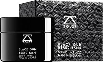 ZOUSZ Black Oud Beard Care Kit - Non-Greasy, Premium Balm with Shea Butter | Ultimate Softener and Conditioner for Men, 50mL