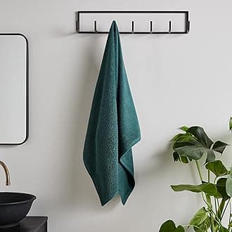 Catherine Lansfield Quick Dry Cotton Bath Towel Forest Green
