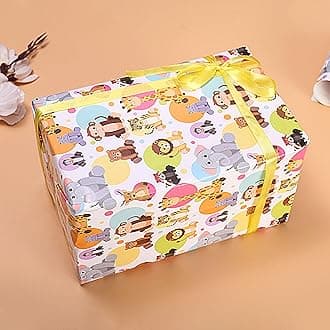 Romantic Gift Wrapping Paper Sheets – Decorative Gift Wrap for Birthday, Anniversary & Wedding Return Gifts, Pack of 5 Sheets