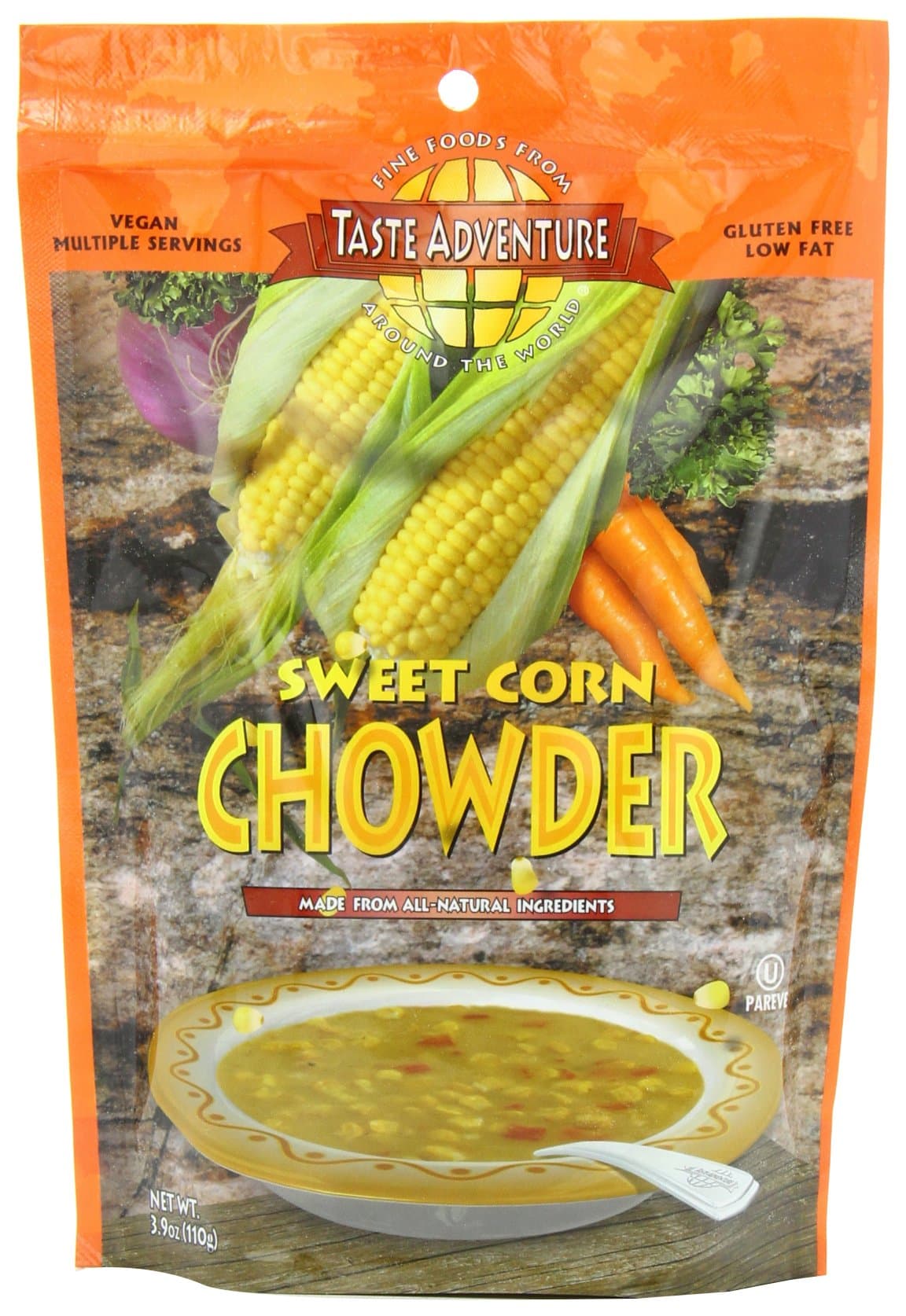 Taste Adventure Sweet Corn Chowder, 3.9 Ounce (Pack of 6)