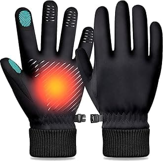 Winter Gloves for Women Men: Water Resistant Thermal Gloves for Running, Cold Weather Touchscreen Gloves for Snow