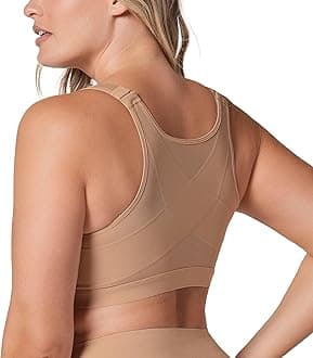 Leonisa Multi-Functional – Posture Corrector Bra Wireless Front Closure Bra for Women Full Coverage