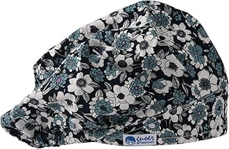 Women's Bouffant Scrub Cap One Size Grey (Color New 2)