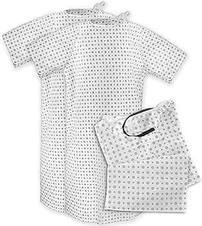 Professional Lab Coat for Women Men, Belted 36" Long White Lab Coat for Science Medical Doctor Nurse Student