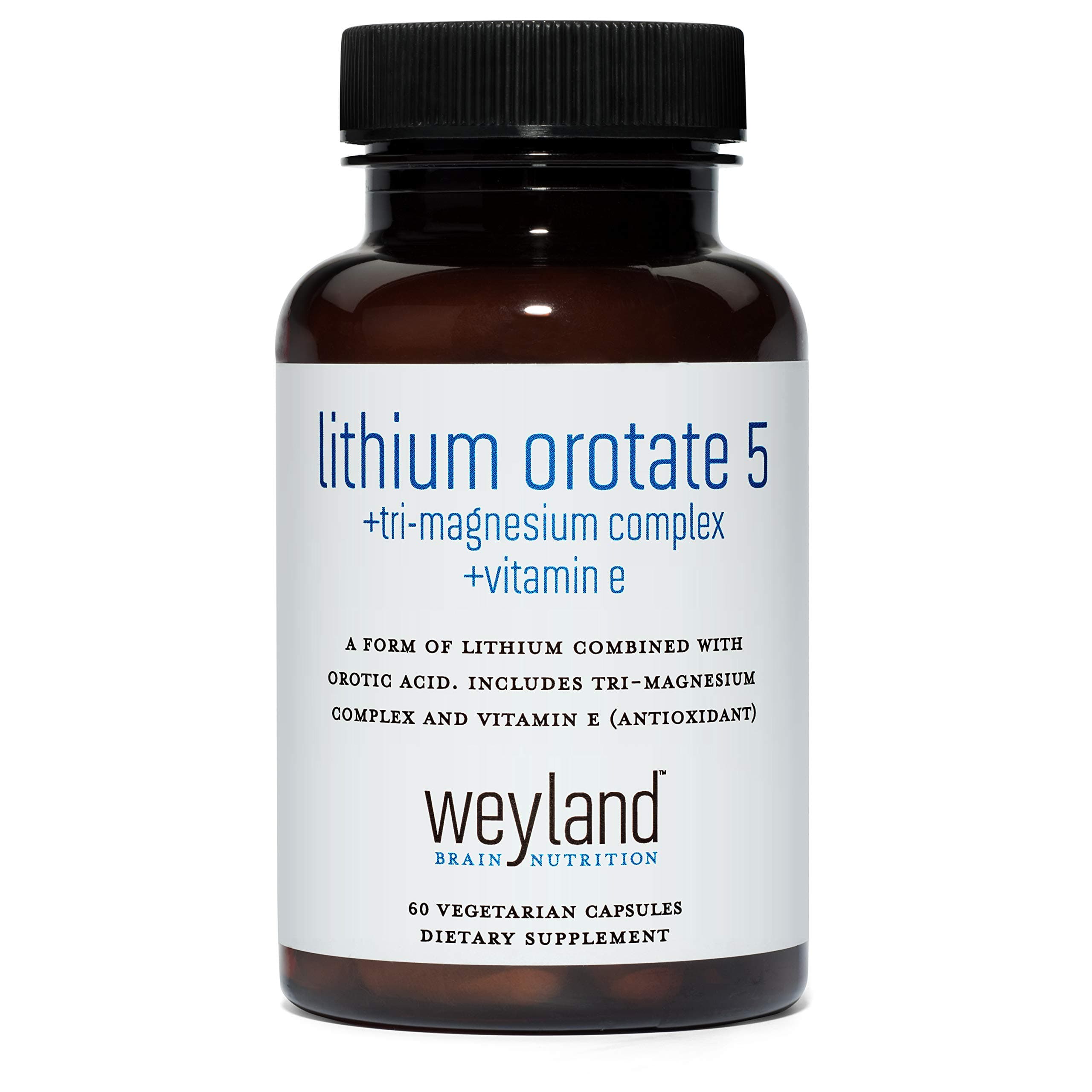 Lithium Orotate 5mg + Magnesium + Vitamin E