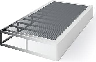9 Inch High Profile Box Spring, Sturdy Metal Frame Mattress Foundation, Easy Assembly, Quiet & Noise-Free, Twin XL Size