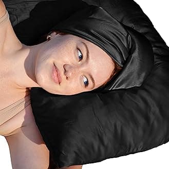 Cool Mom's Closet Black Silk Hair Wrap