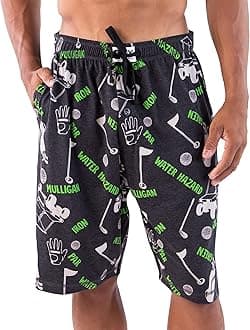 Lazy One Pajama Shorts for Men, Men's Pajama Bottoms, Sleepwear