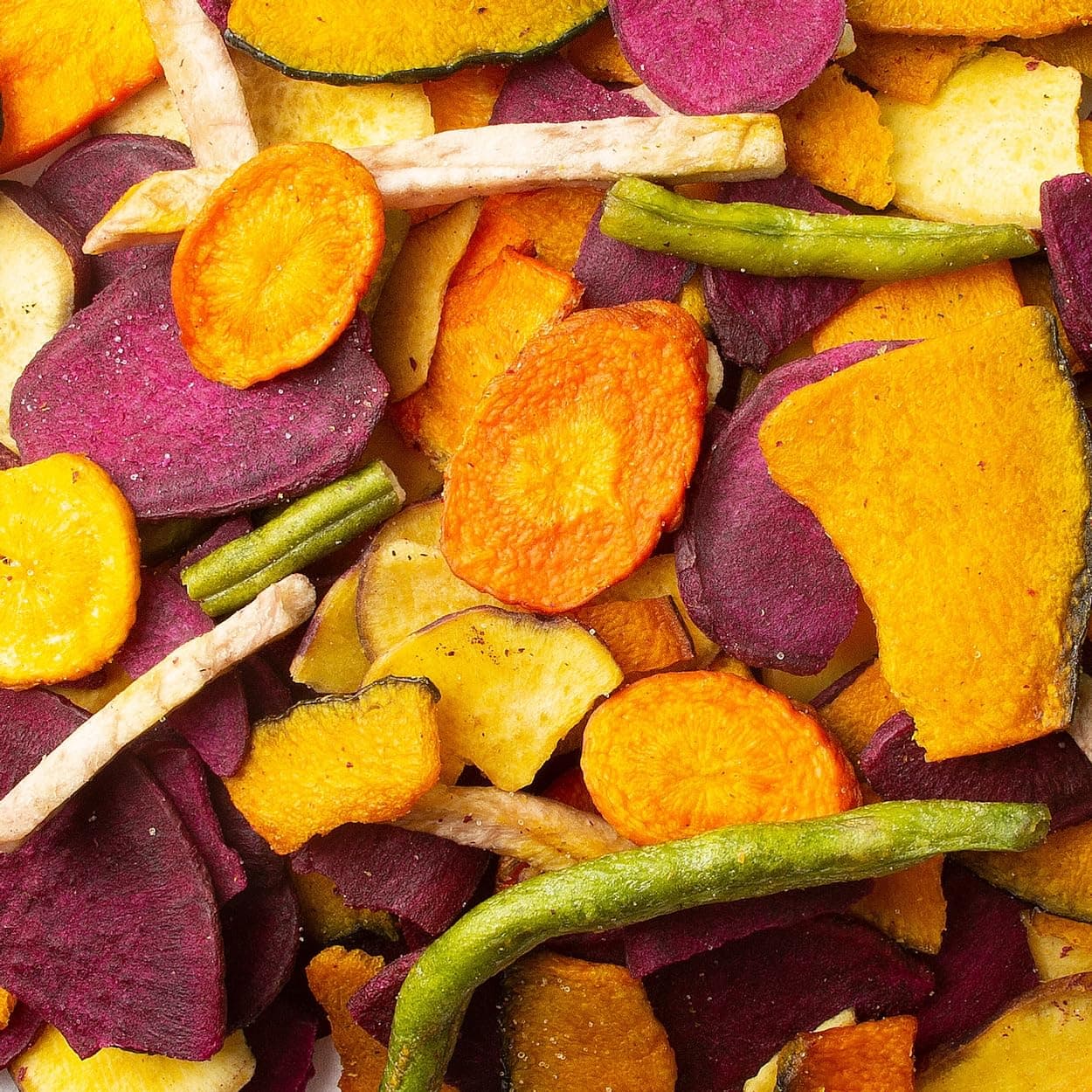 Vegetable Chips, Sea-Salted Dried Mixed Veggie Chips (3 Pound)