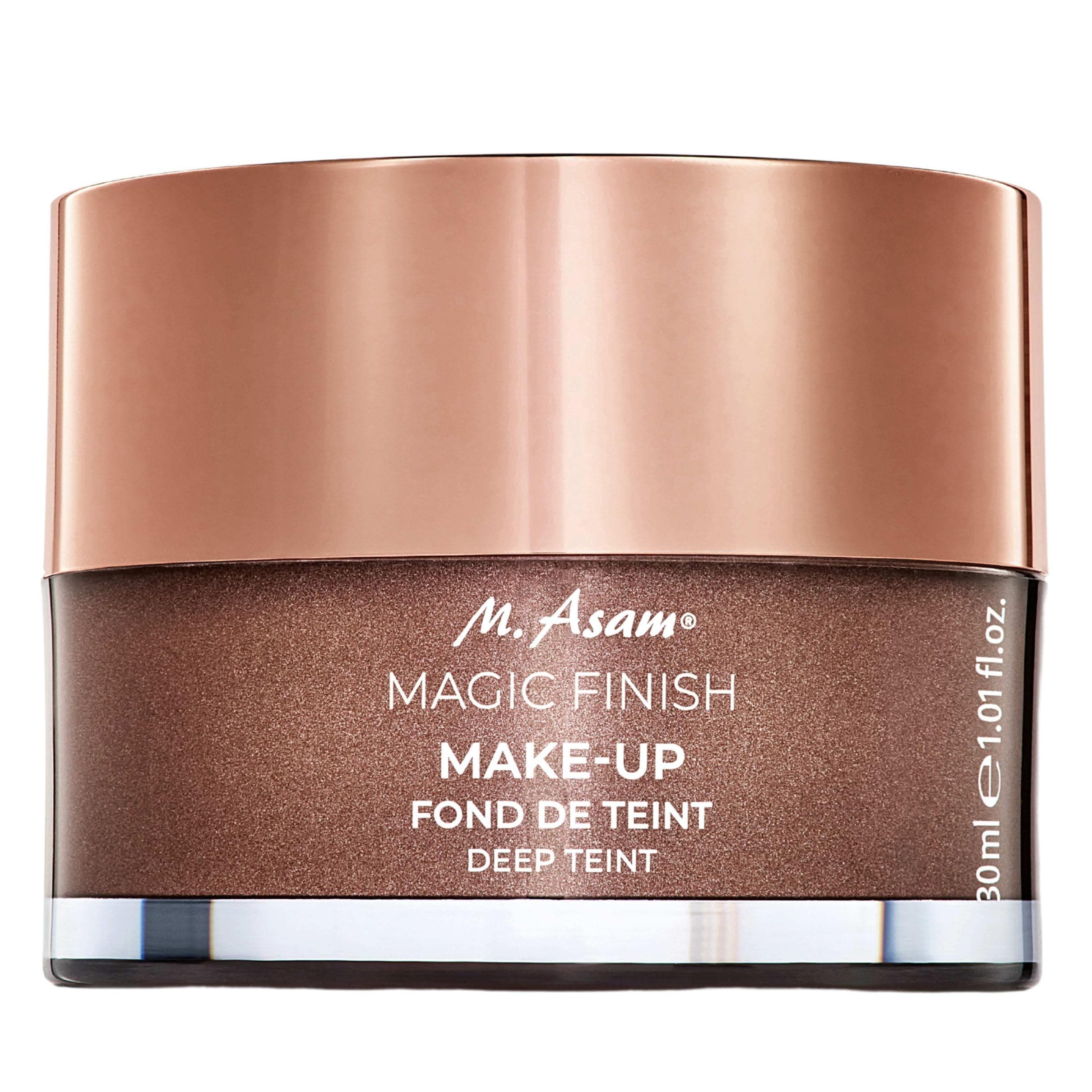 M. Asam Magic Finish Deep Teint Make-Up Mousse (1.01 Fl Oz) – 4in1 Primer, Foundation, Concealer & Powder With Buildable Coverage, Hides Redness And Dark Spots, Vegan, For Deeper Skin Tones