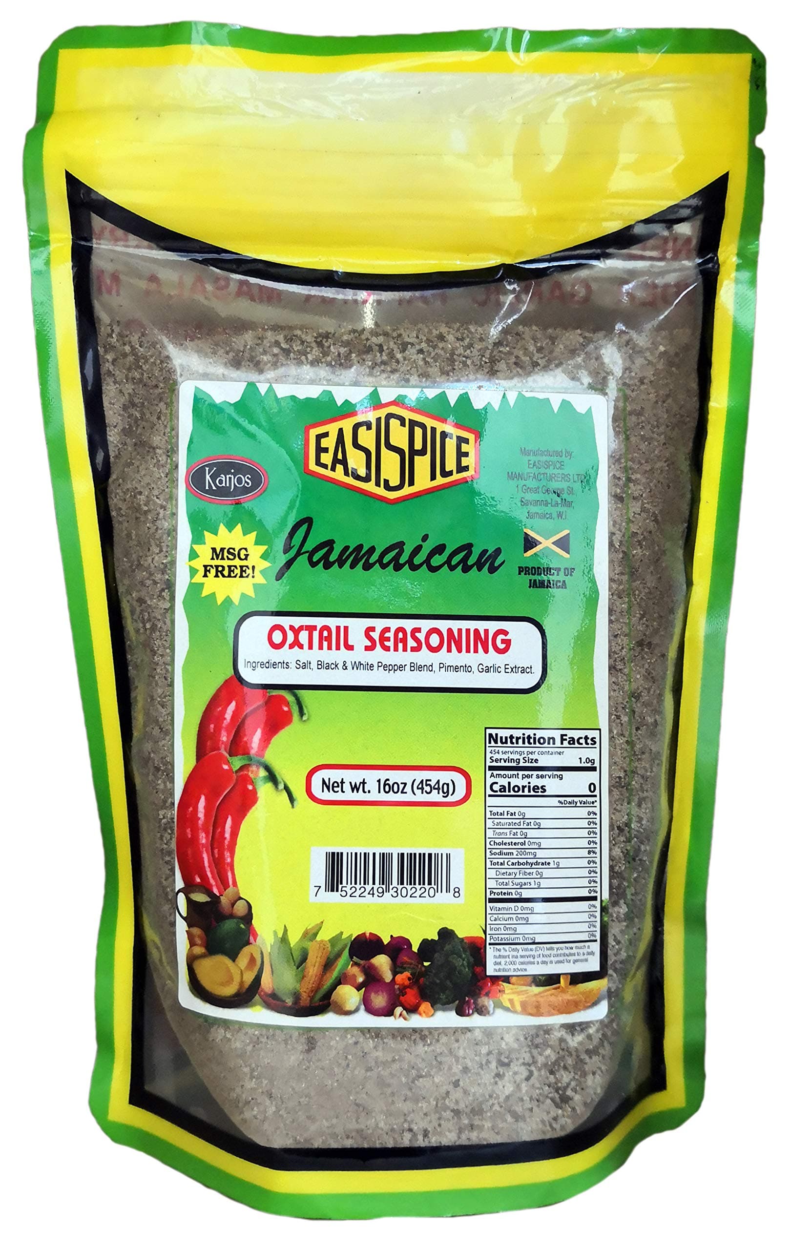 KARJOS EASISPICE OXTAIL SEASONING 16oz