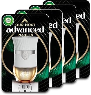 Air Wick Advanced Plug In Scented Oil Warmer, Advanced Gadget, Home Air Freshener (Pack of 4, Gadget Only, Refills Sold Separately)