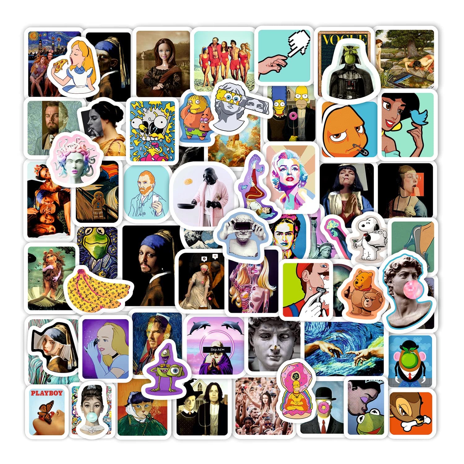 pop culture stickers