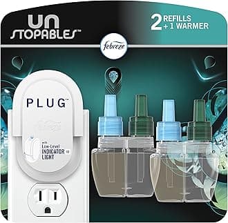 Febreze Plug in, Fresh Scent, Refill, 1 Warmer + 2 Oil Refills